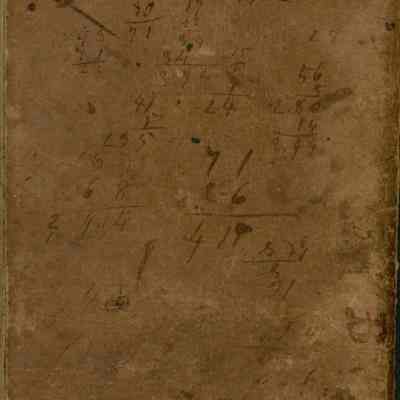 Shoemaker's Account Book Back