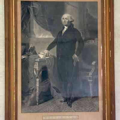 Engraving of George Washington