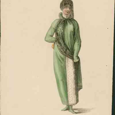 Carriage Dress, March 1811, Plate 17, Vol. 5.