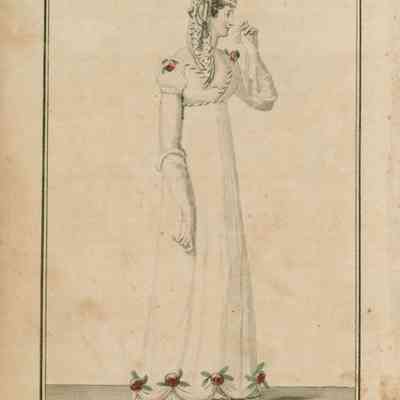Ball Costume, Vestal Coiffure