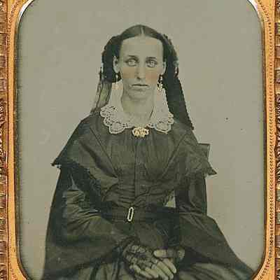 Young Woman with Mitts