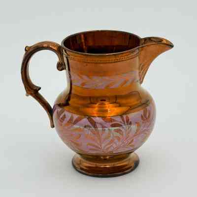 Copper Luster Pitcher