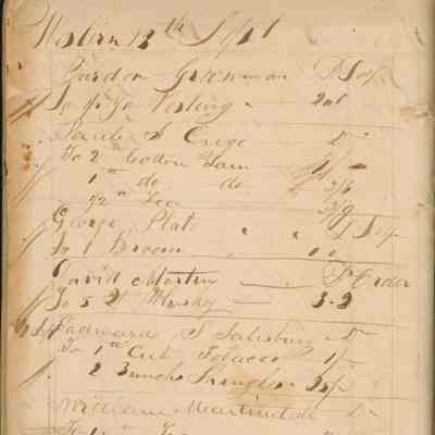 General Store Ledger
