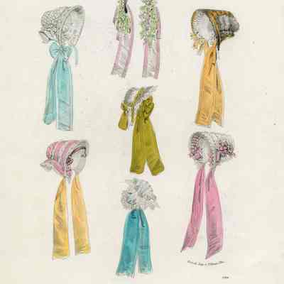 4 Bonnets, 2 Caps, Head Band
