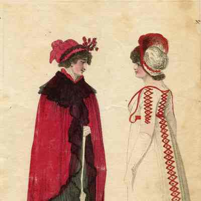 Red Walking Dress and Dancing Dress