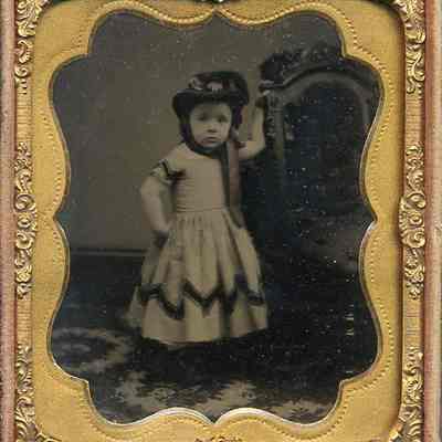 Toddlers in Plumed Hat