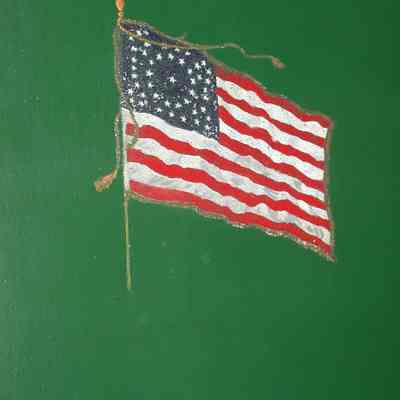 2004.107.1 Mail Wagon, Flag Im