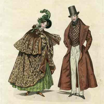 Elaborate Cloak, Man in Wild Checkered Vest