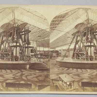 496 - CORLISS ENGINE. MACH HALL.