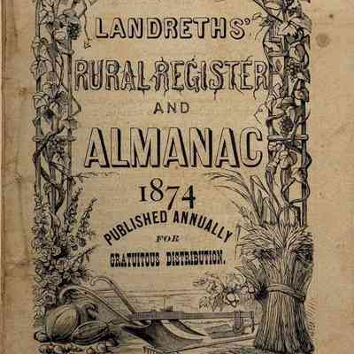 Landreths' Rural Register and Almanac, 1874