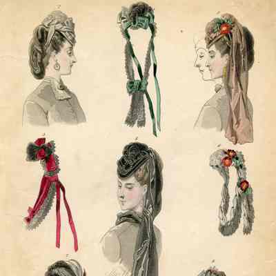 3 Hats on Heads, 3 Headdresses, 2 Hats
