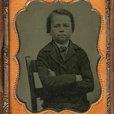 Little Boy with Crossed Arms