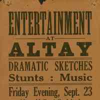 Altay Handbill