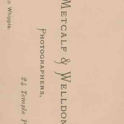 Photographer Stamp (Back)