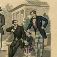6 men and Boy in Park Near a Classical Building - Image 4