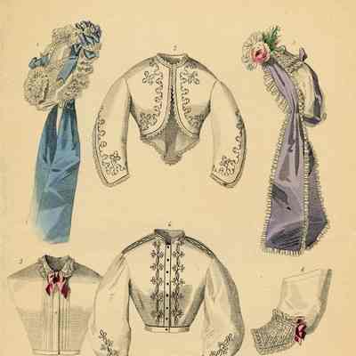 Garibaldi Jack and Blouse, 3 Bonnets ETC.