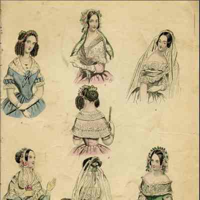 7 Torsos, 2 with Bridal Veils