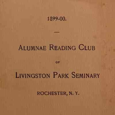 Program, Livingston Park Seminary