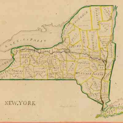 Map of New York State