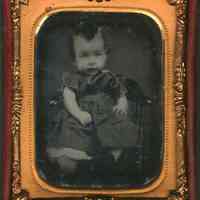 Baby in Wool Dress