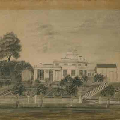 Drawing of Old Taylor Homestead