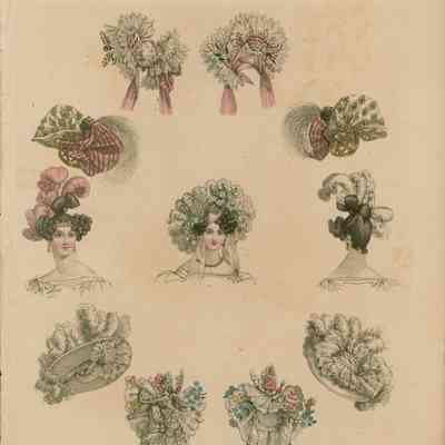 Bonnets, Lingerie Caps, and Turbans