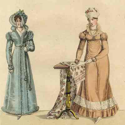 Two Ladies, One at Table Draped with Shawl