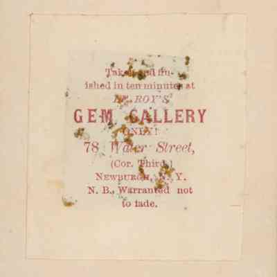 Photographer Stamp (Back)