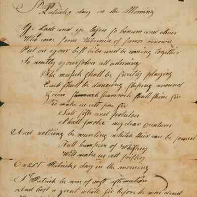 Ode to St. Patrick's Day, by Micah Brooks