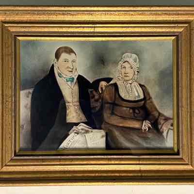 Watercolor of Mr. and Mrs. Henry Tower (Print)