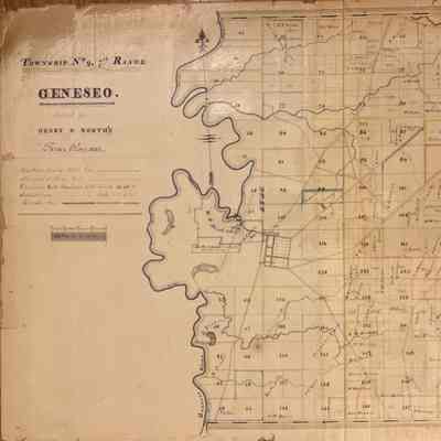 Map of Geneseo, New York