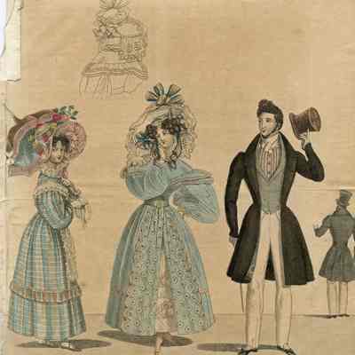 2 Ladies and Front Back of a Man in Striped Shirt