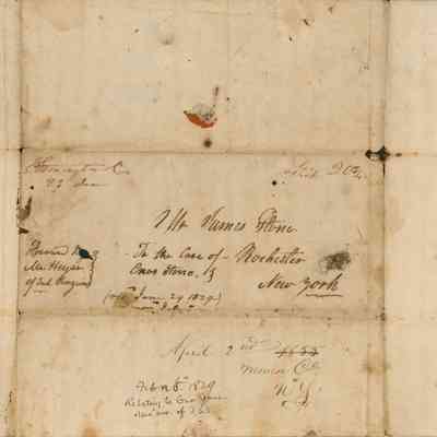 Letter to James Stone from George Stone