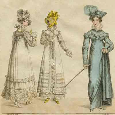 Ladies, One in Blue Riding Attire