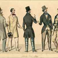 5 Men, Bold Blue Plaid Coat