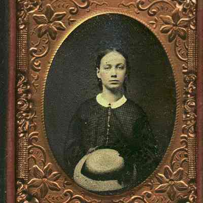 Young Lady with Straw Hat