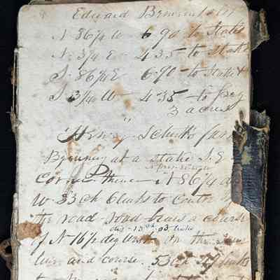 Land Surveyor's Field Notebook