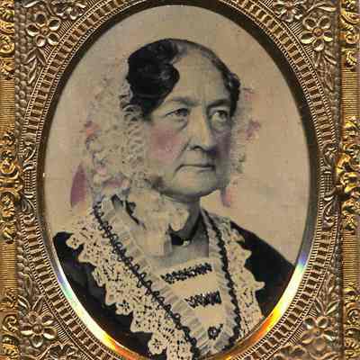 Elderly Lady with Much Lace