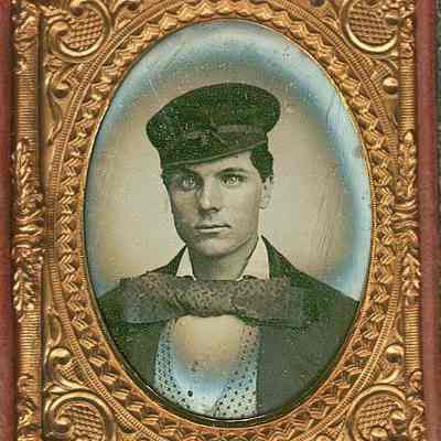Man with Cap and Huge Cravat
