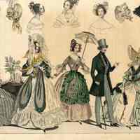 1 Man in Frock Coat, 4 Ladies, and 7 Accessory