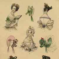 5 Torsos, 4 Drawings, Notably Large Green Bonnet