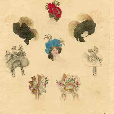 Hats and Caps Front and Back, Bery Elaborate