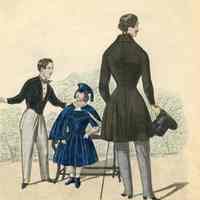 A Man and Two Boys in the Park