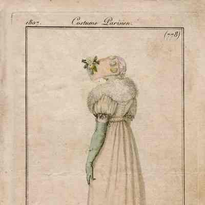 Taffeta Capote, Swansdown Fichu