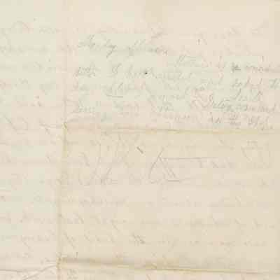 Back of letter