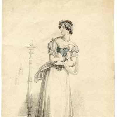 Ball Dress, Blue Bodice
