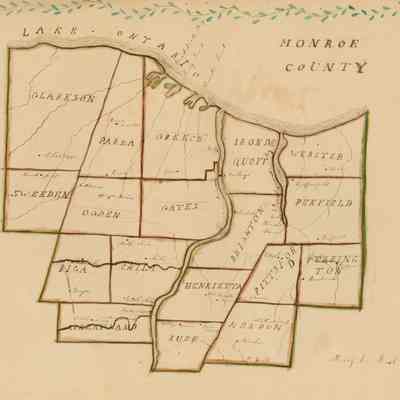 Map of Monroe County