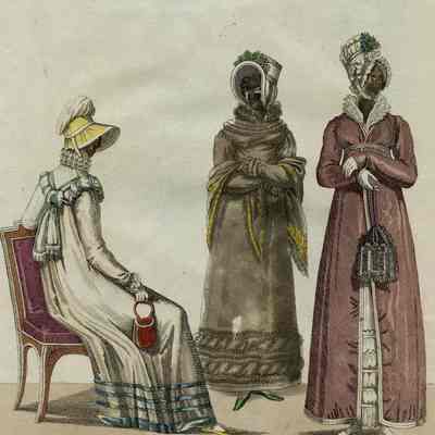 Ladies in Walking Dress