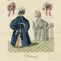 2 Views of a Coat, on a Stairway