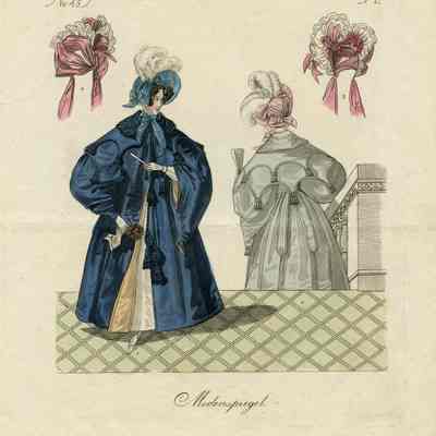 2 Views of a Coat, on a Stairway